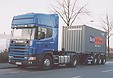 Scania 124 L 20ft-Containersattelzug